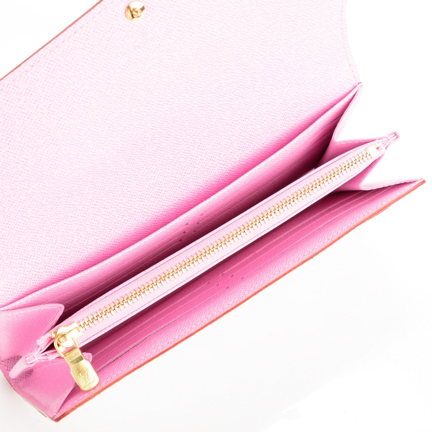 Louis Vuitton Monogram Multicolor Sarah Wallet NM White Litchi 5 of 6