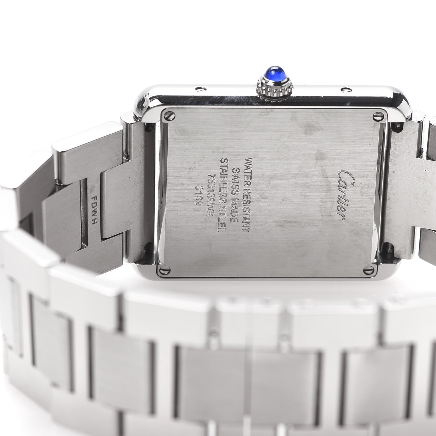 Cartier Stainless Steel 27mm Tank Solo Quartz Watch 5 of 8
