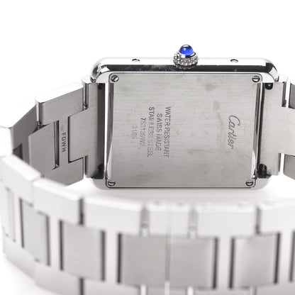 Cartier Stainless Steel 27mm Tank Solo Quartz Watch 5 of 8
