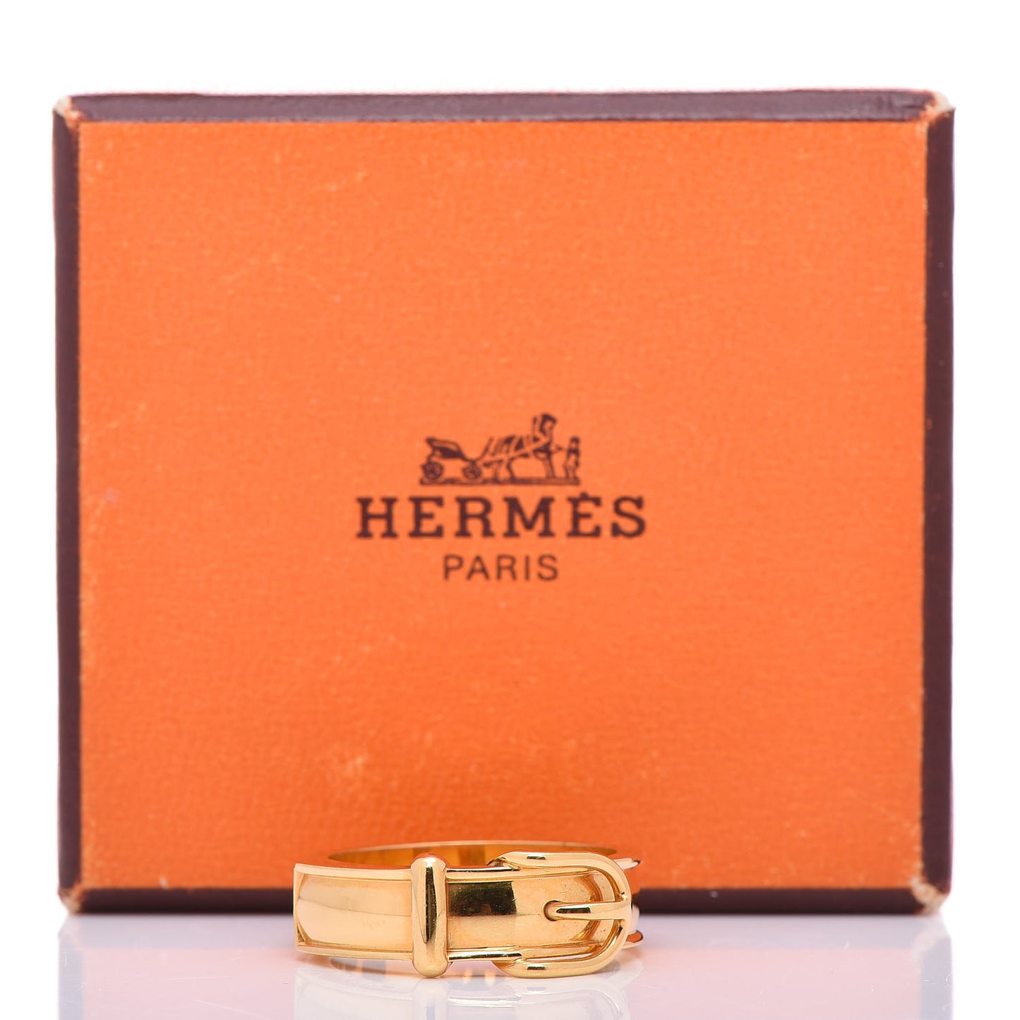 Permabrass Buckle Scarf Ring