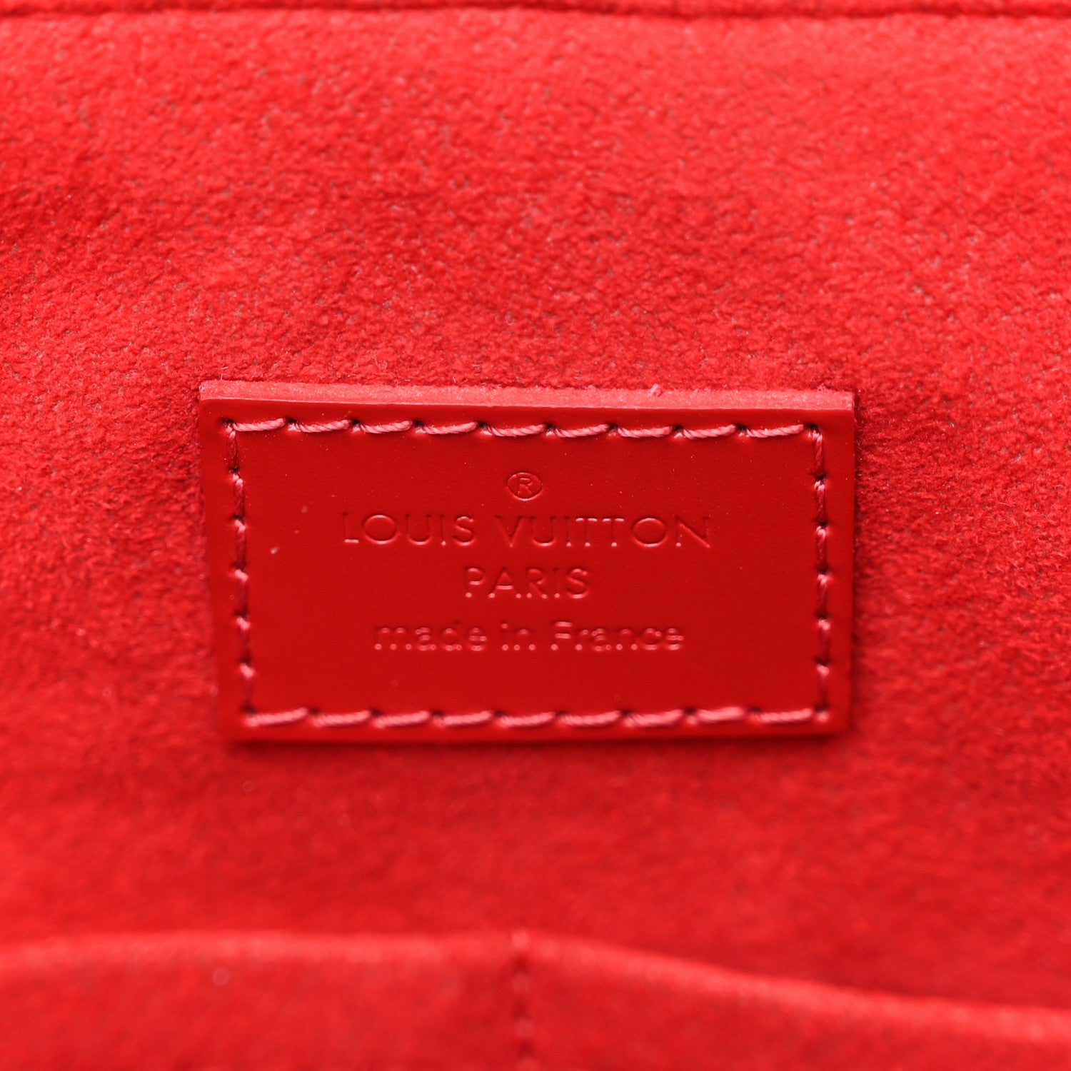 Louis Vuitton Damier Ebene Caissa Tote MM Cherry 6 of 9