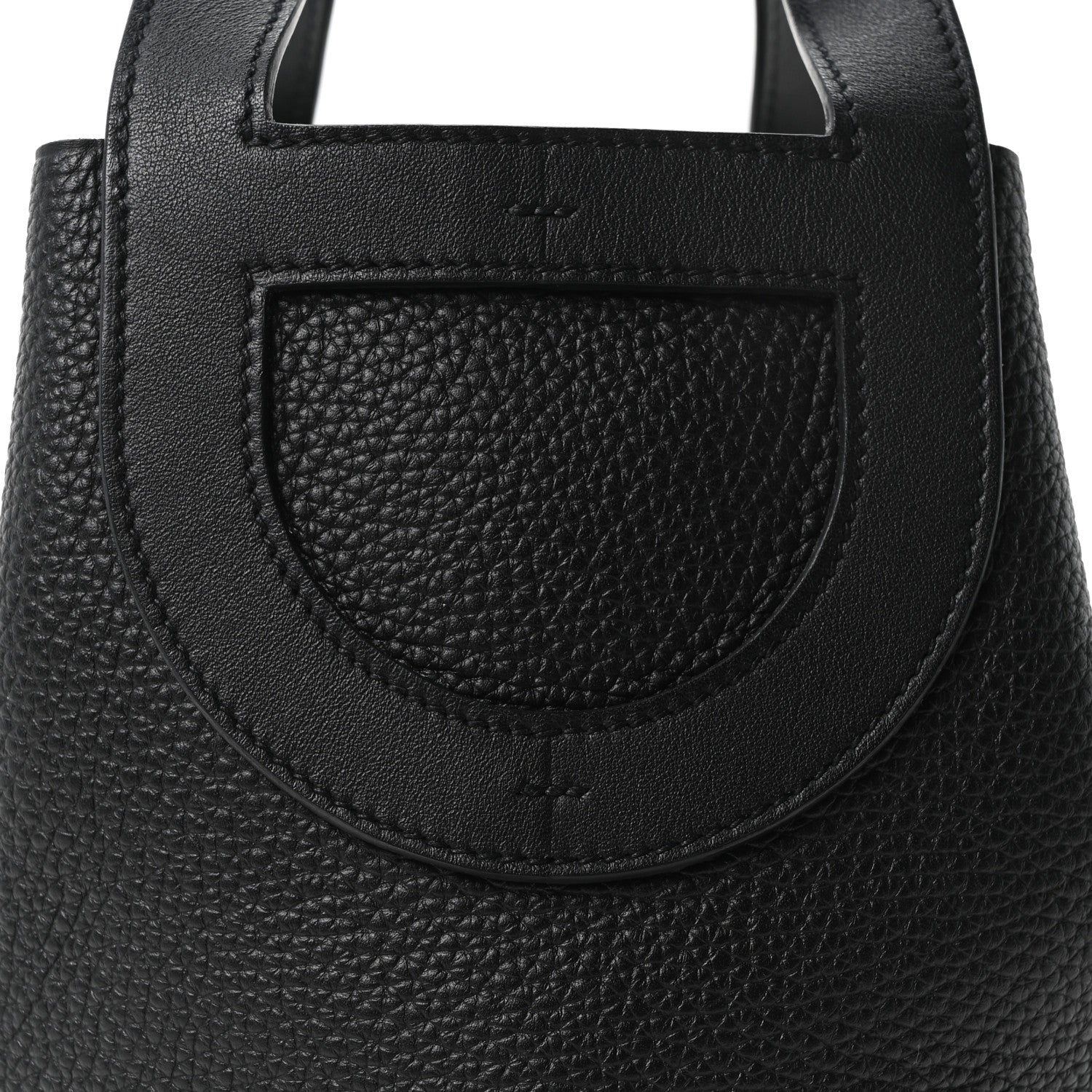 Hermes Taurillon Clemence Swift In-The-Loop 18 Bag Black 8 of 11