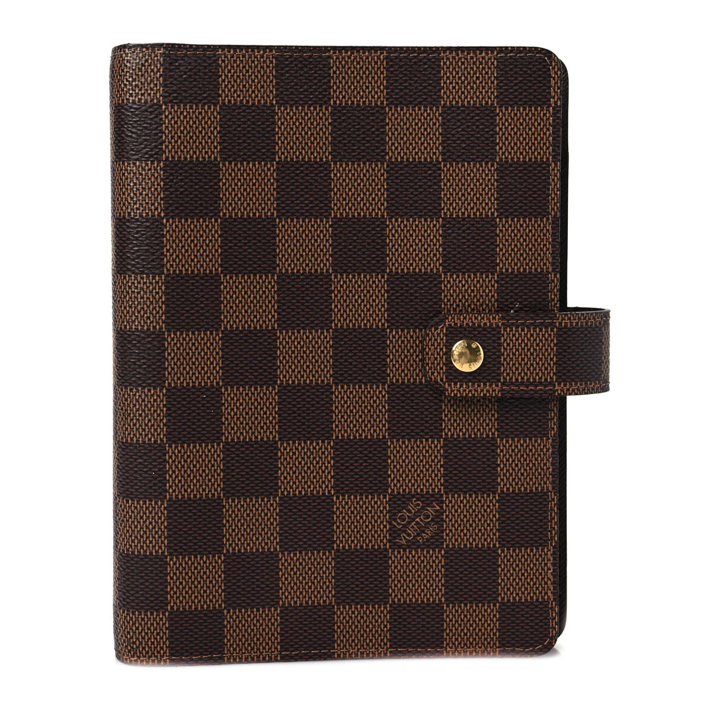 Damier Ebene Medium Ring Agenda Cover