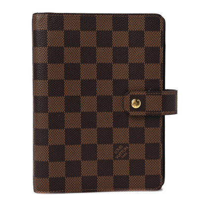 Louis Vuitton Damier Ebene Medium Ring Agenda Cover 1 of 6