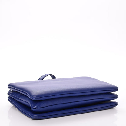 Celine Lambskin Small Trio Crossbody Bag Indigo 4 of 9