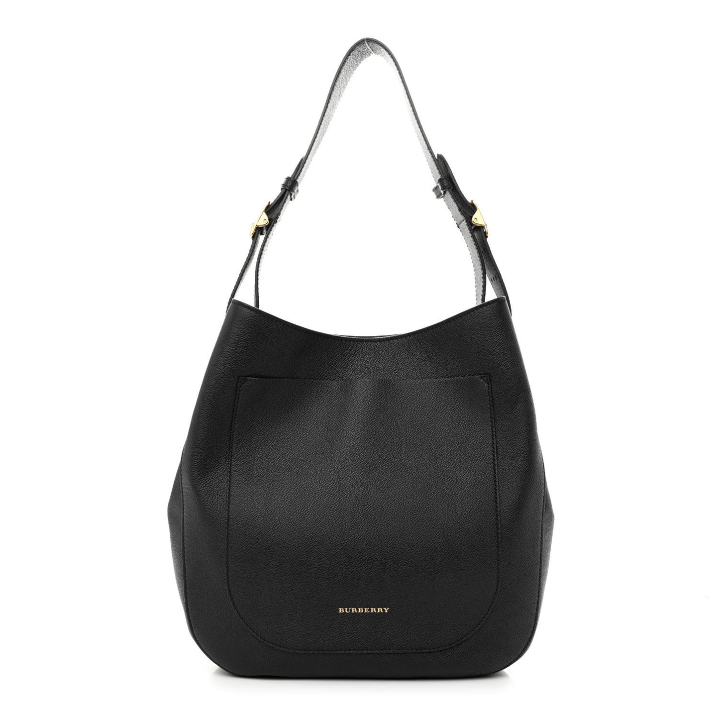 Soft Grainy Calfskin Small Elmstone Hobo Black