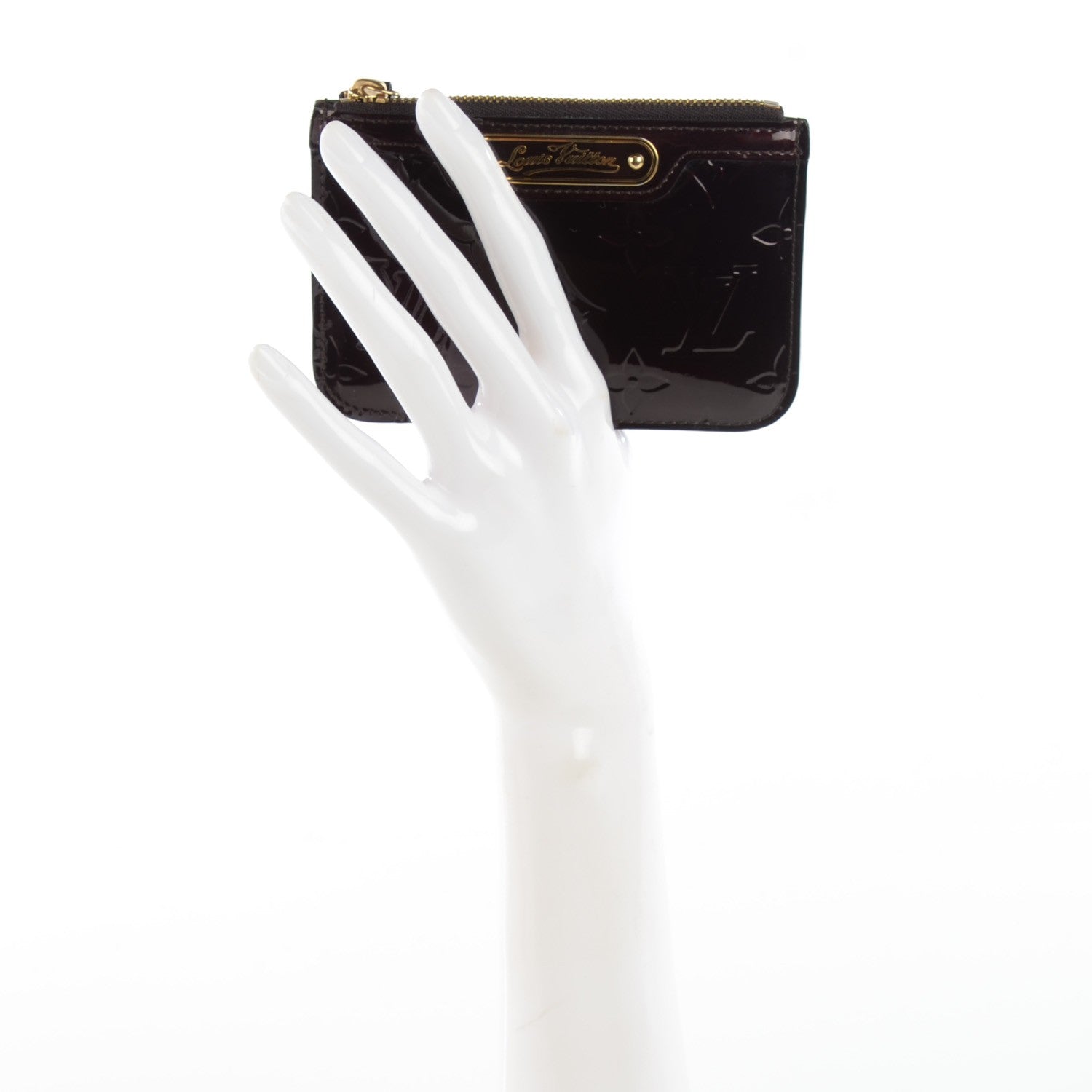 Louis Vuitton Vernis Key Pouch Amarante 2 of 7