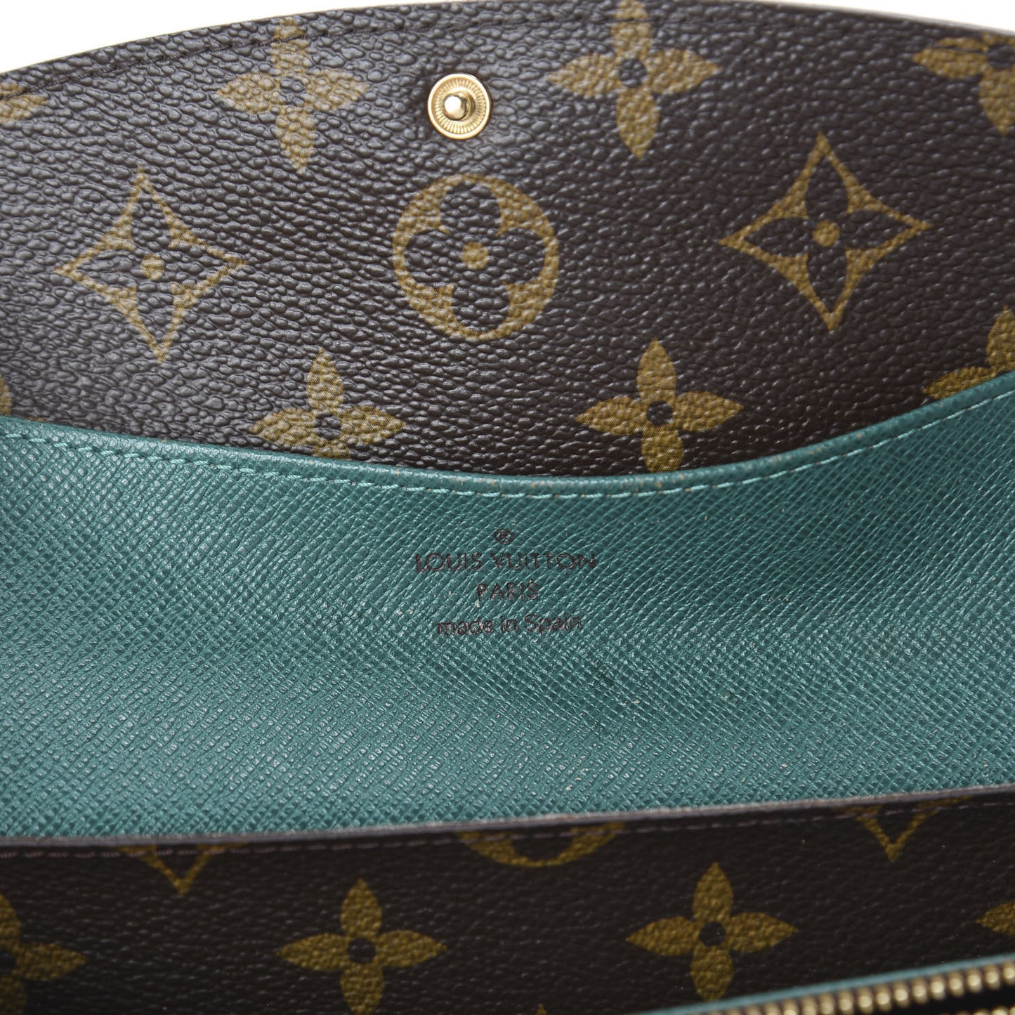Monogram Emilie Wallet Vert