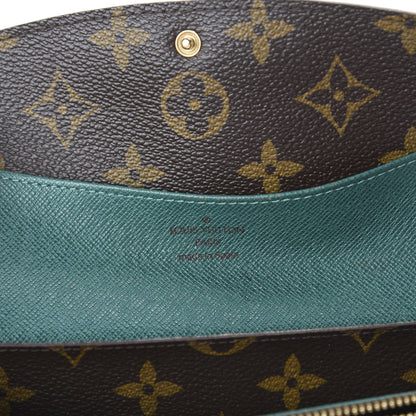 Louis Vuitton Monogram Emilie Wallet Vert 5 of 5