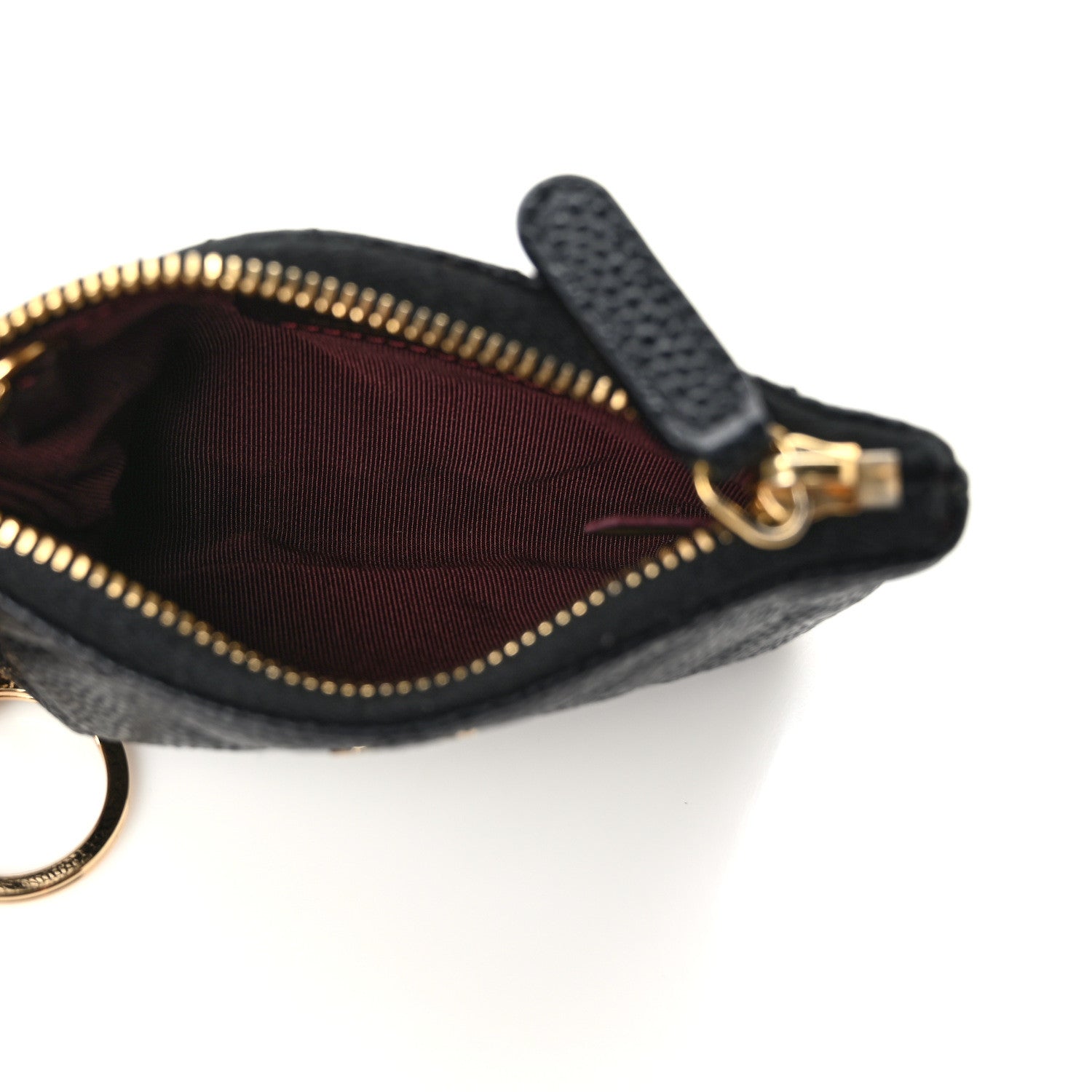 Chanel Caviar Quilted Key Holder Case Black 5 of 7