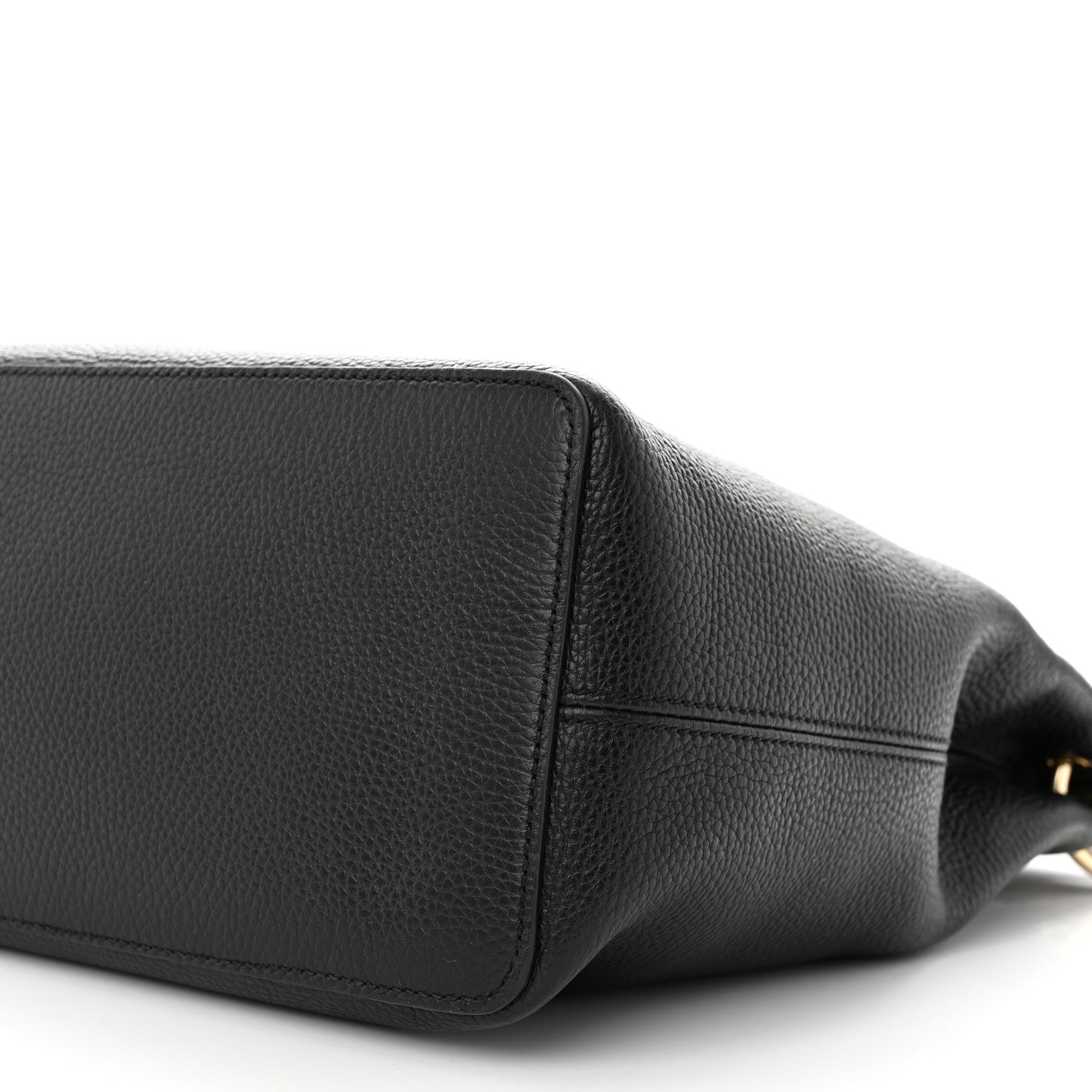 Gucci Pebbled Calfskin Large Soho Hobo Black 10 of 11