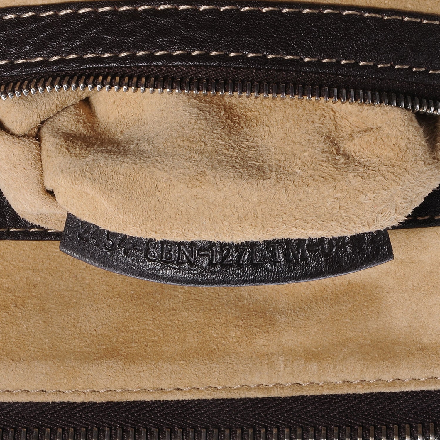 Fendi Mink Fur Calfskin Romano Selleria Adele 1328 Bag Brown 7 of 7