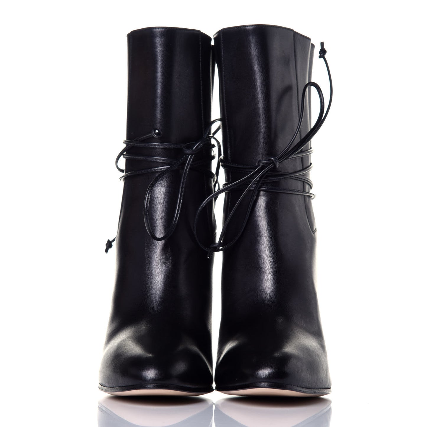 Malaga Kid Indya Bow Tie Ankle Boots 36.5 Black