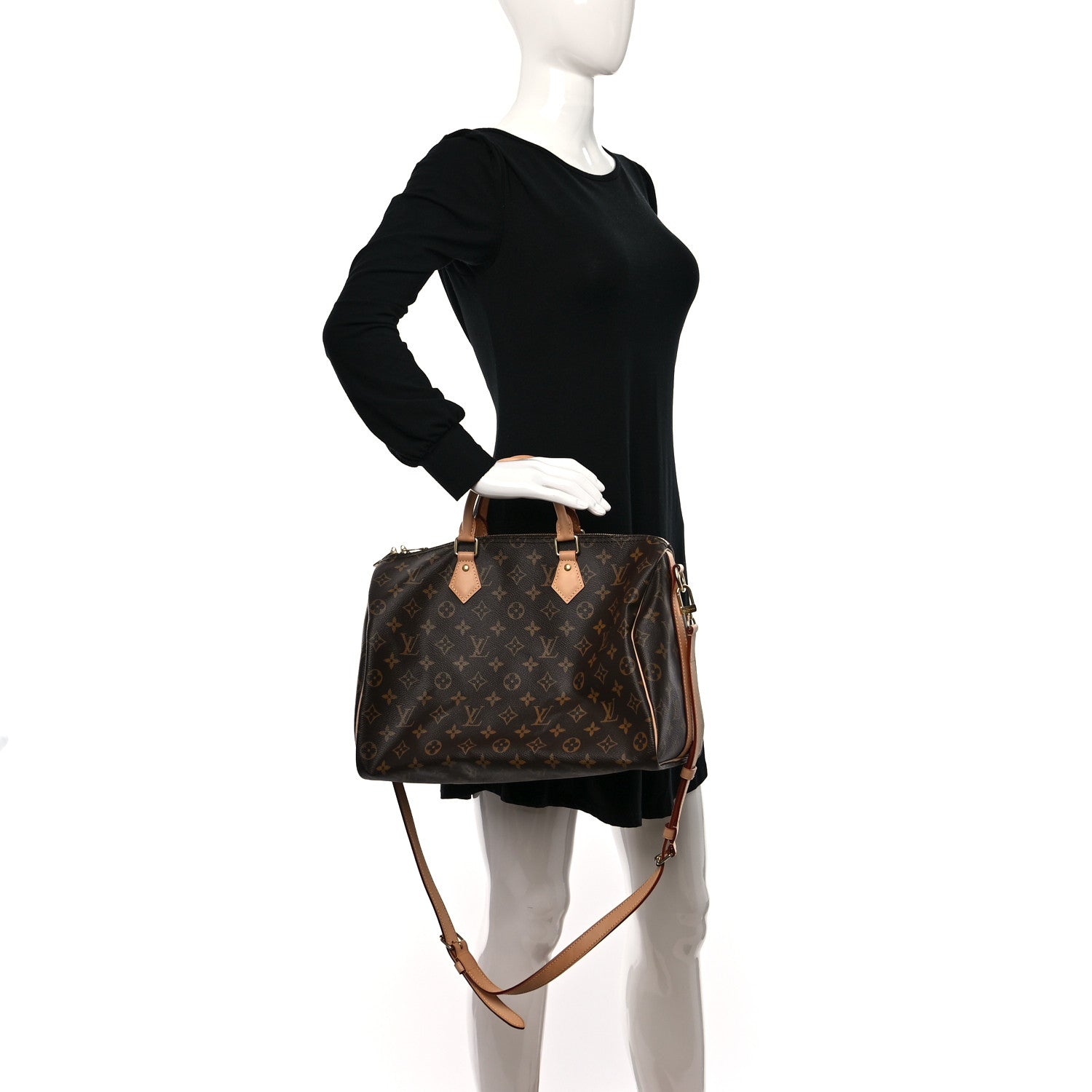 Louis Vuitton Monogram Speedy Bandouliere 35 2 of 8