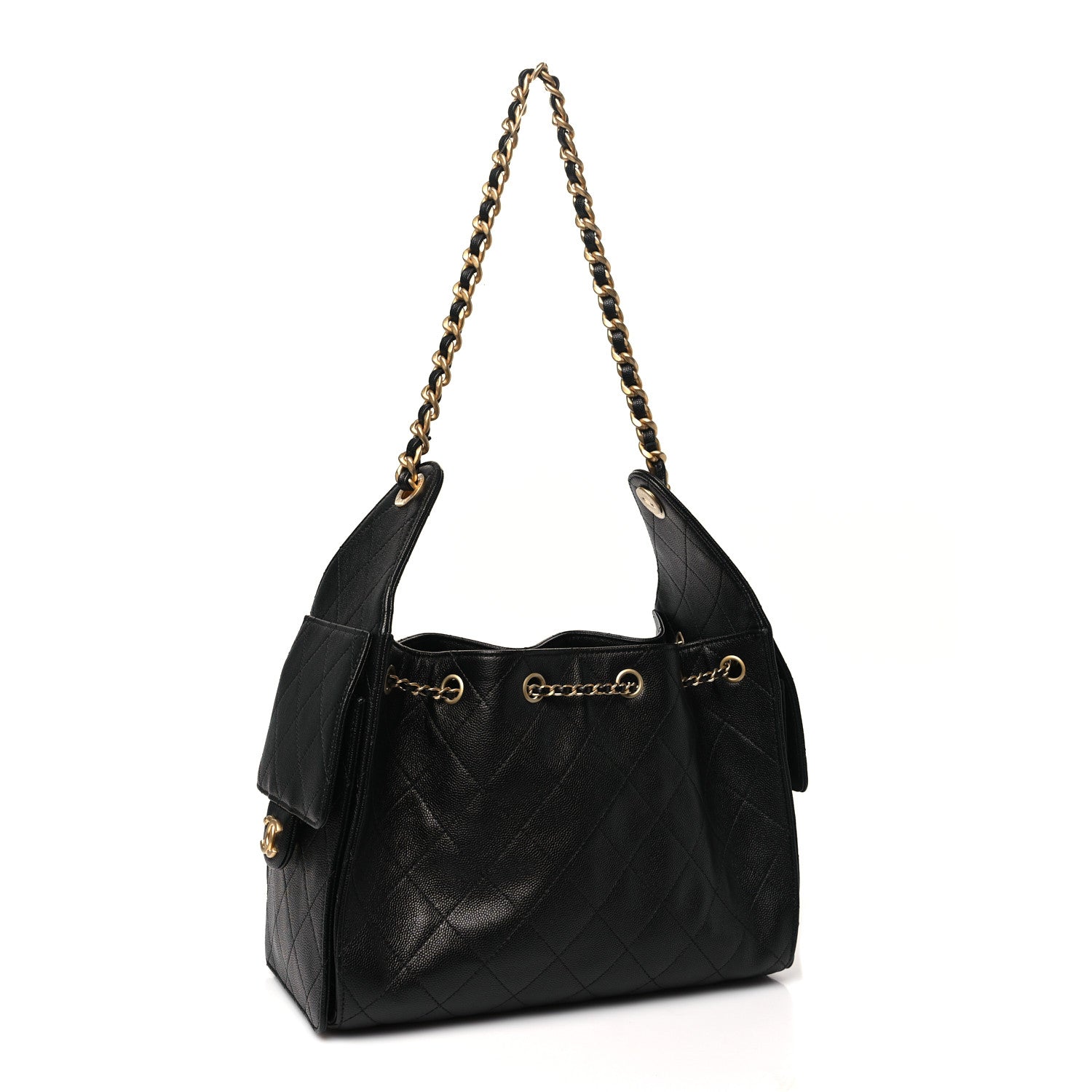 Chanel Caviar Quilted Small Chanel 25 Handbag Black 3 of 11
