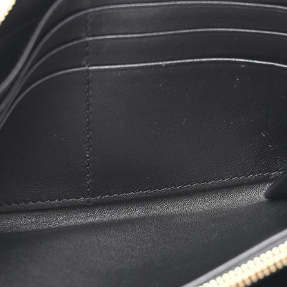 Burberry Calfskin House Check Elmore Zip Around Wallet Black 5 of 9