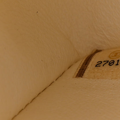 Chanel Caviar Quilted Medium Double Flap White 7 of 12