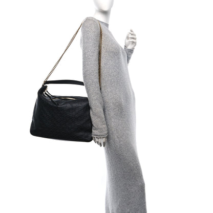 Gucci Guccissima Signature Large Linea A Hobo Black 2 of 10