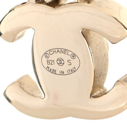 Chanel Lambskin CC Turnlock Drop Earrings Gold Black 4 of 6