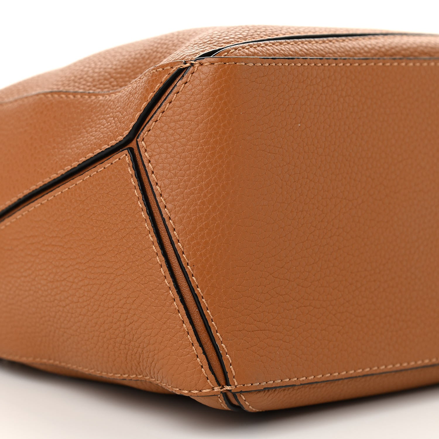Loewe Calfskin Small Puzzle Bag Tan 8 of 9