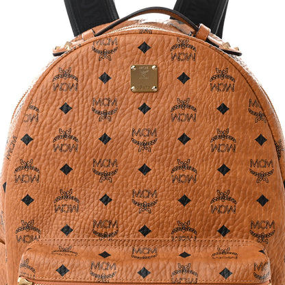 MCM Visetos Large Stark Backpack Cognac 8 of 10
