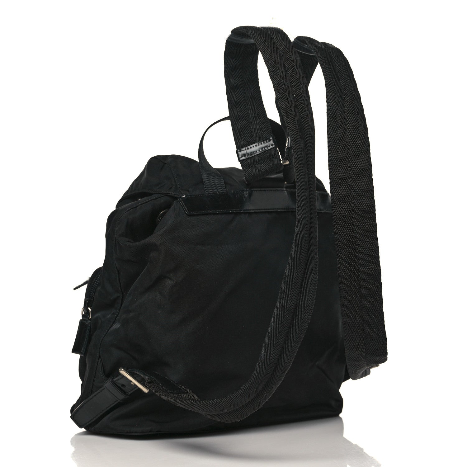Prada Tessuto Nylon Small Backpack Black 3 of 8
