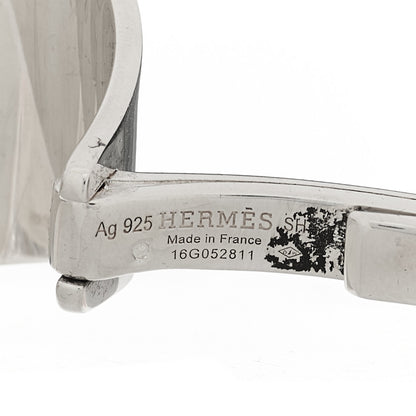 Hermes Sterling Silver Collier De Chien Rock Bracelet SH 3 of 4