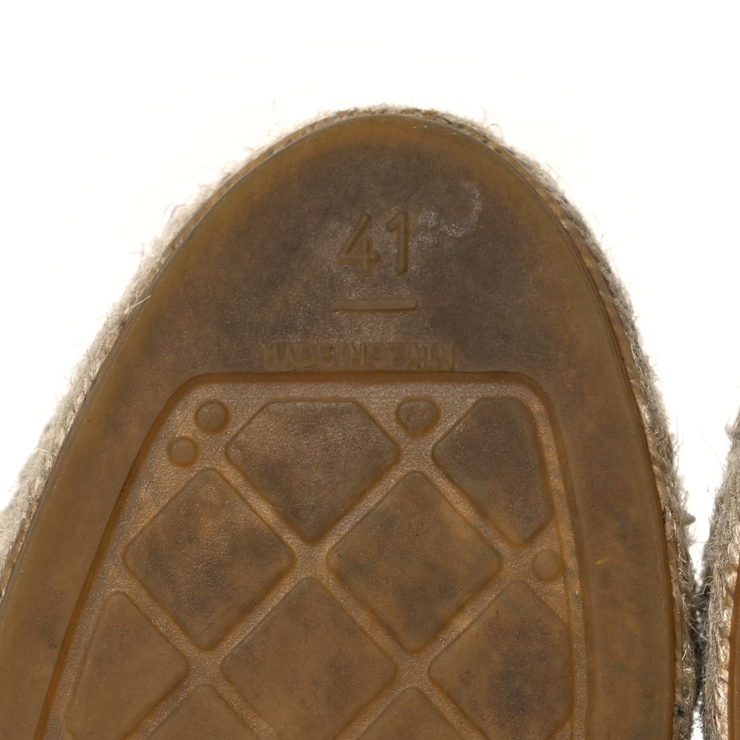 Lambskin CC Espadrilles 41 Black