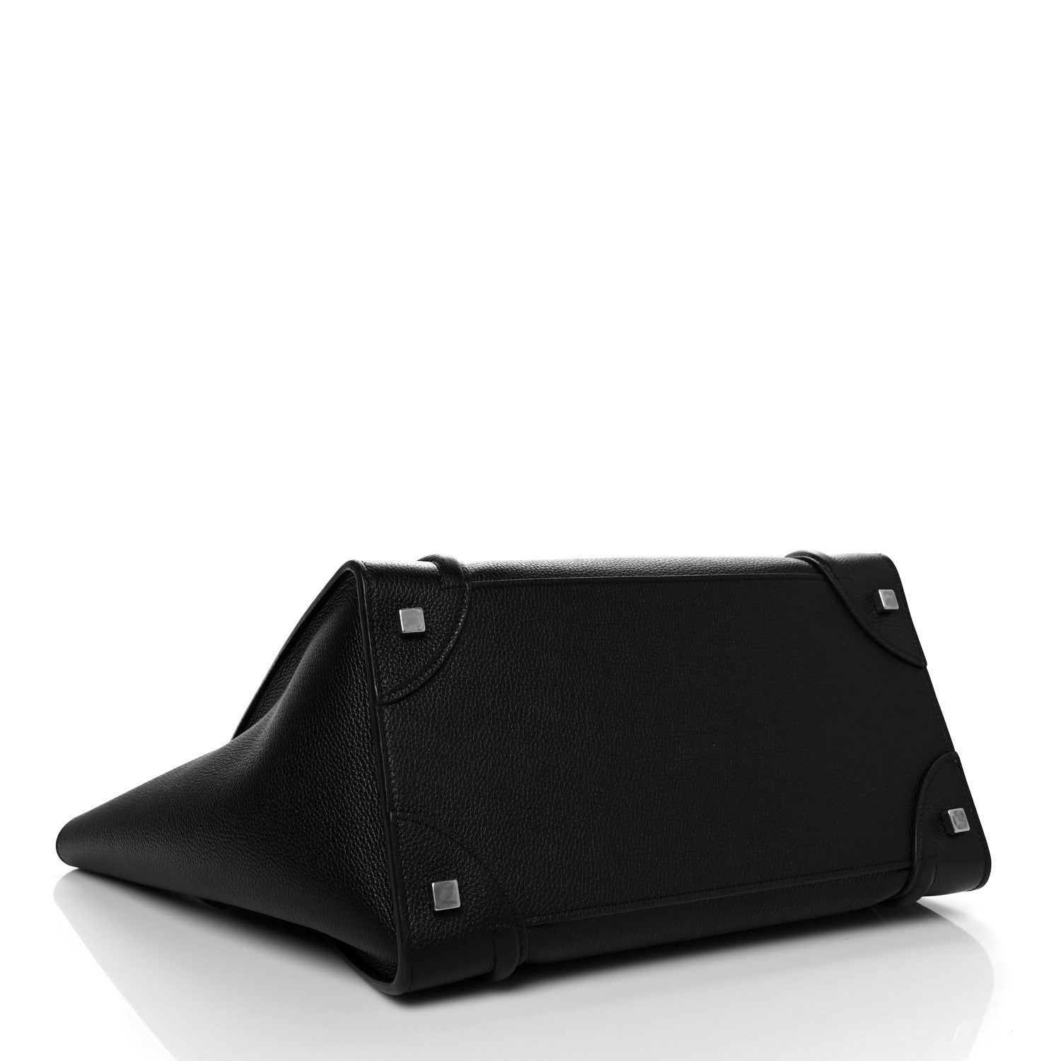 Celine Drummed Calfskin Mini Luggage Black 4 of 12