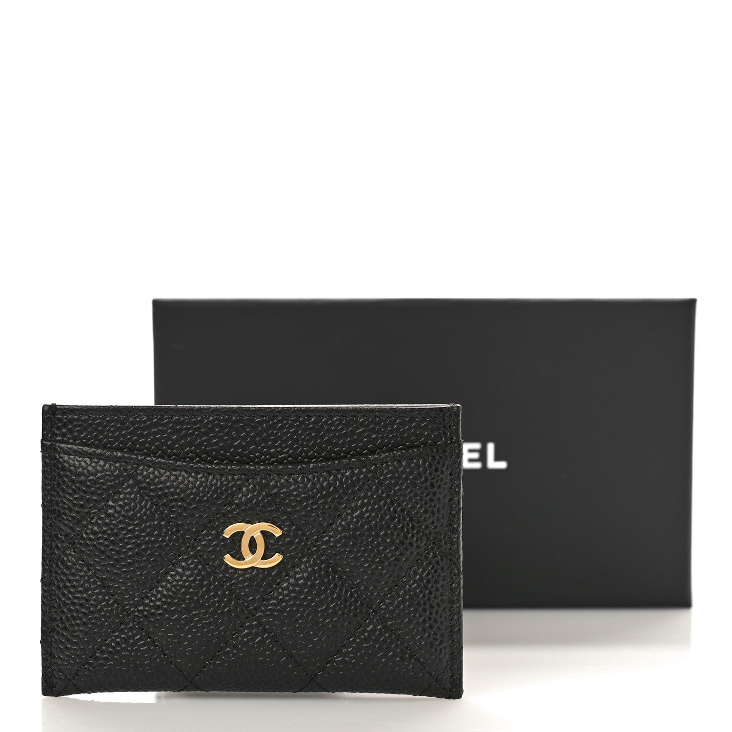 Chanel Caviar Quilted Card Holder Black 10 of 10
