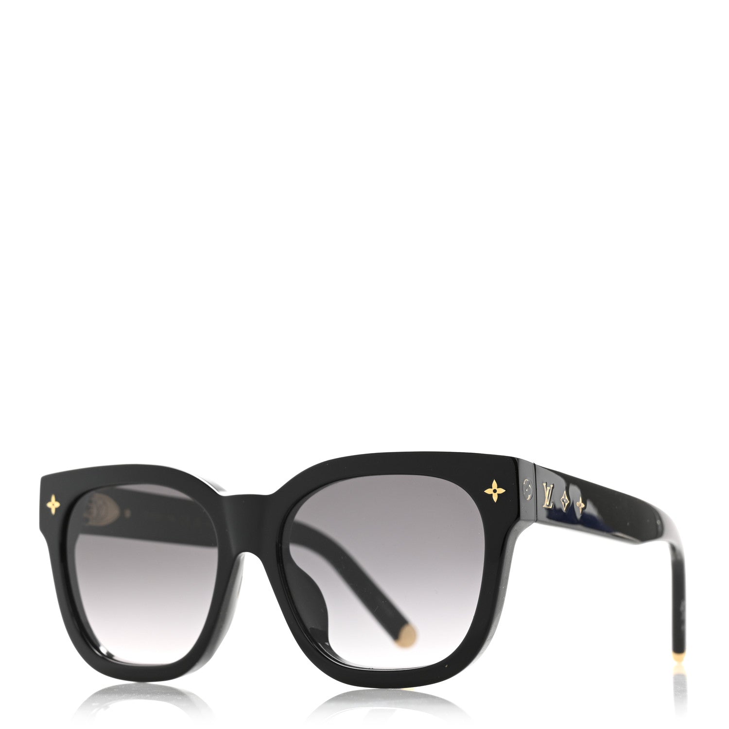 Louis Vuitton Acetate My Monogram Square Sunglasses Z1523E Black