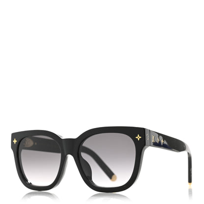 Louis Vuitton Acetate My Monogram Square Sunglasses Z1523E Black 1 of 9