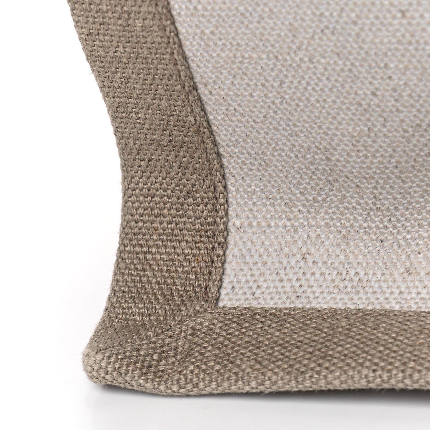 Saint Laurent Linen Calfskin Rive Gauche Tote Optic White 5 of 7