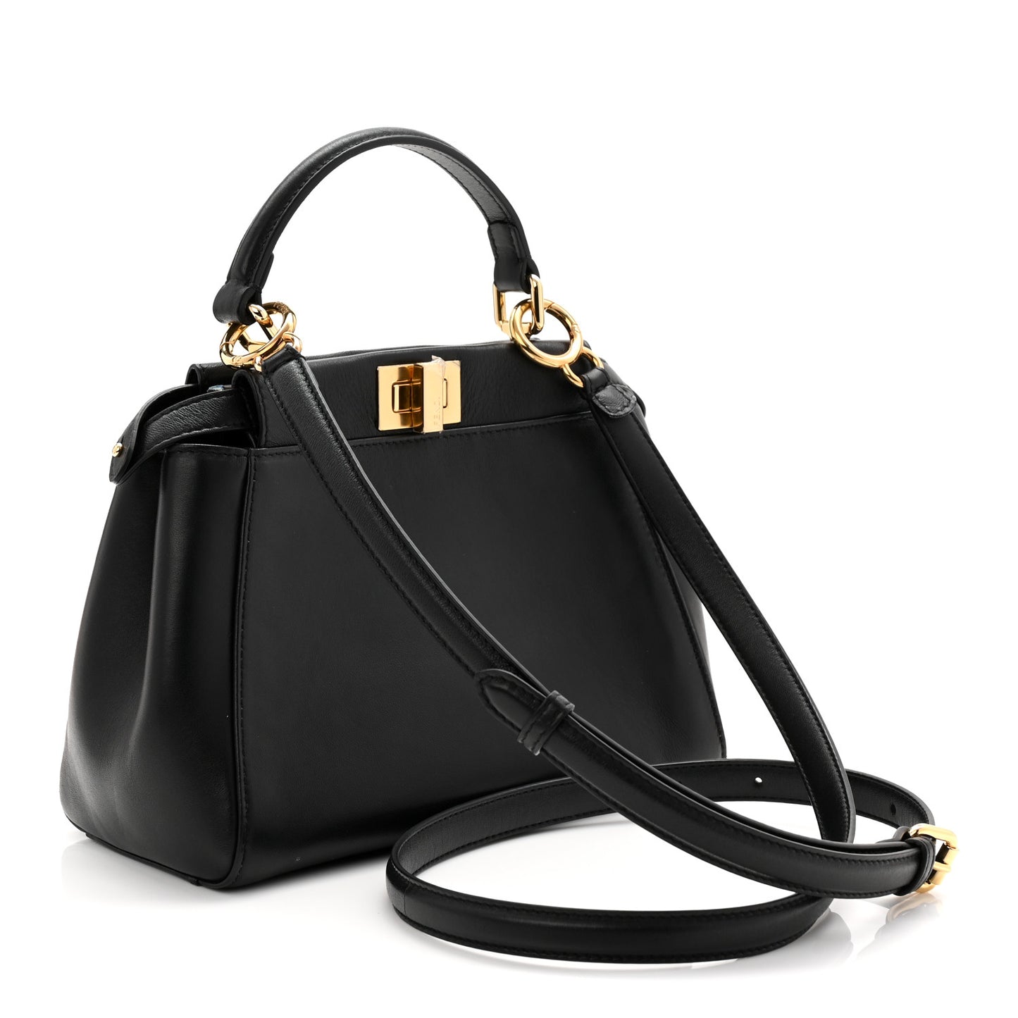 Nappa Mini Peekaboo Iconic Satchel Black