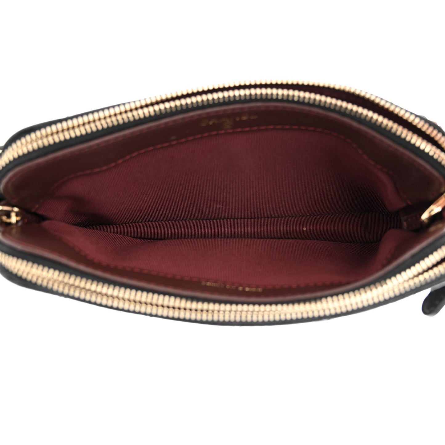 Lambskin Quilted Small Clutch With Chain Black