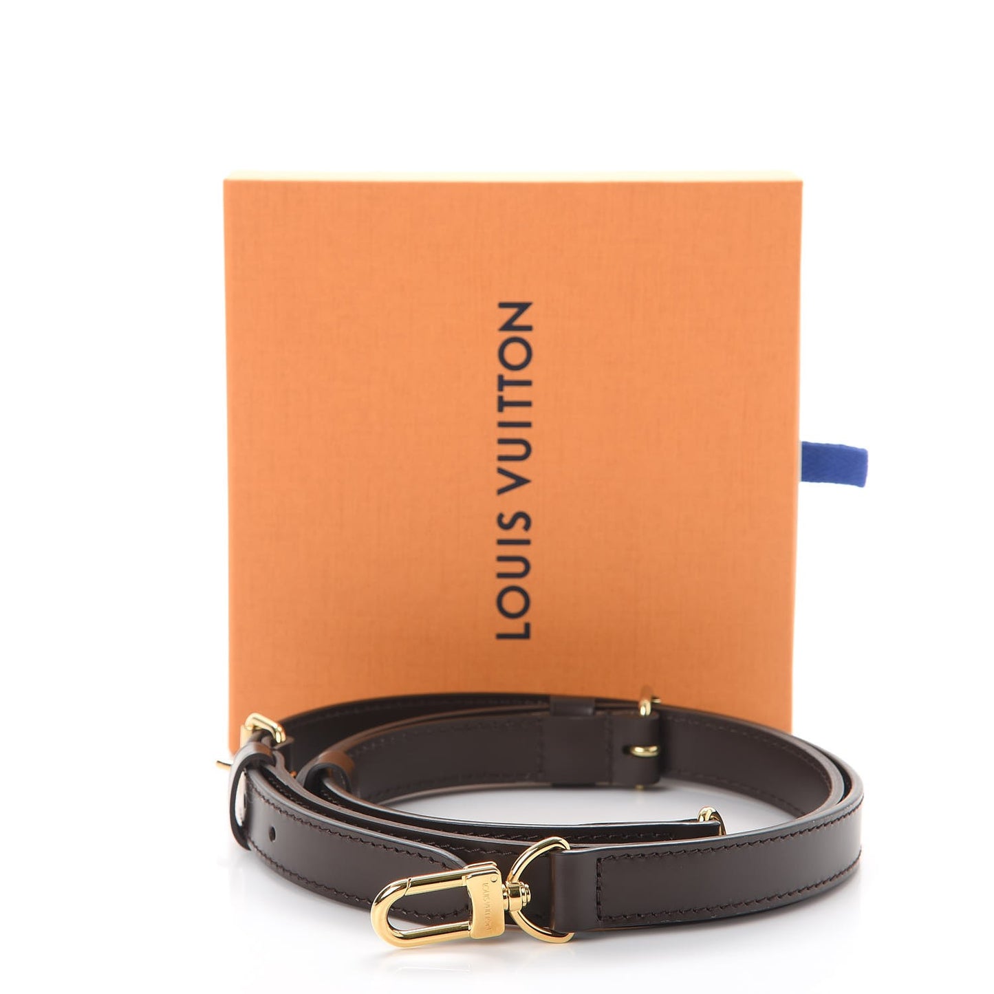 Calfskin Adjustable Speedy Bandouliere Shoulder Strap Brown