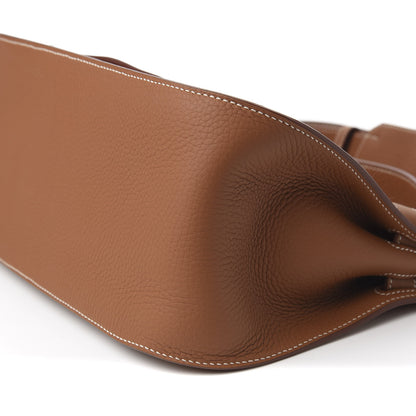 Hermes Taurillon Clemence Jypsiere 31 Gold 7 of 11