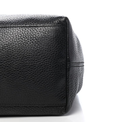 Gucci Pebbled Calfskin Medium Soho Chain Shoulder Bag Black 9 of 9