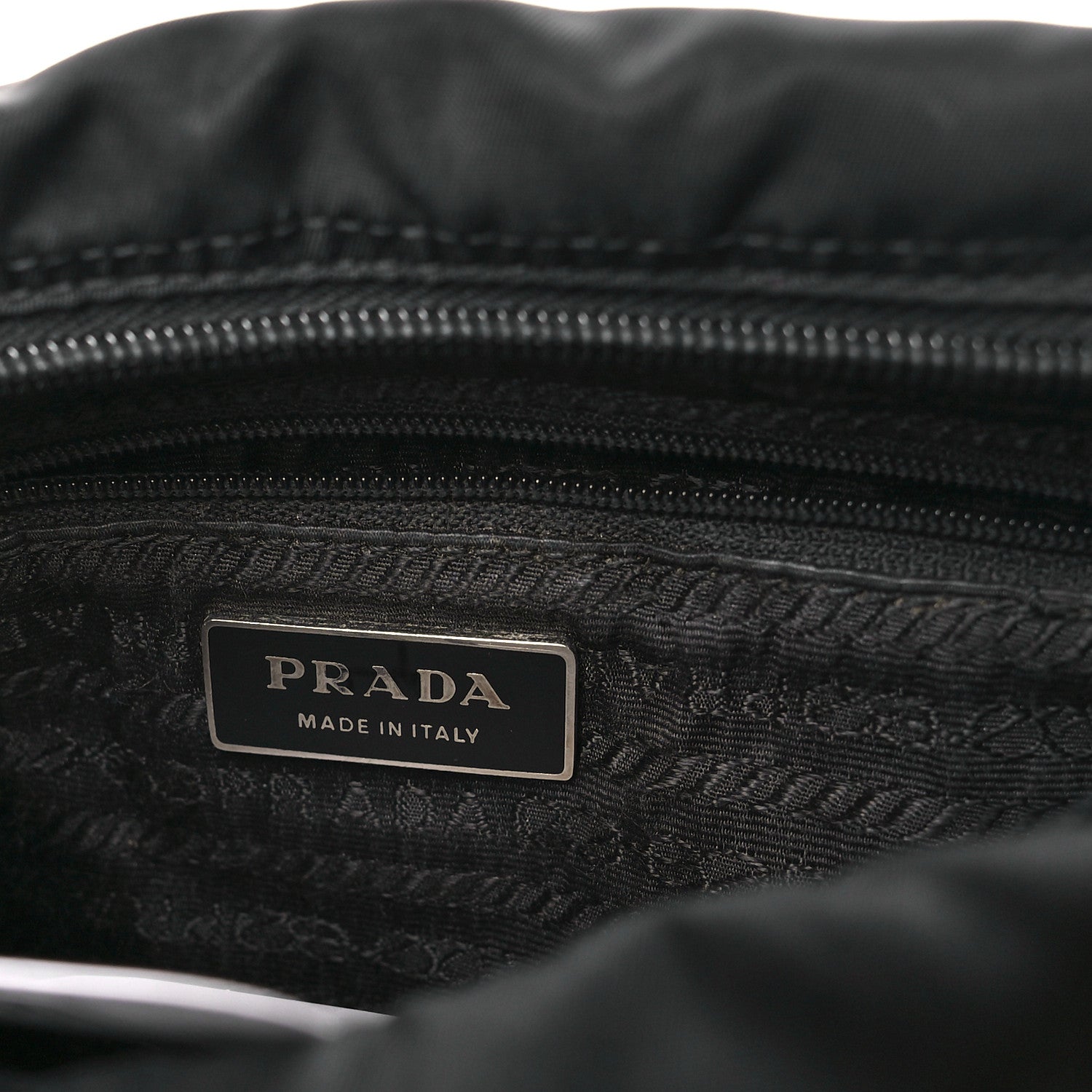 Prada Nylon Vela Messenger Black 6 of 9