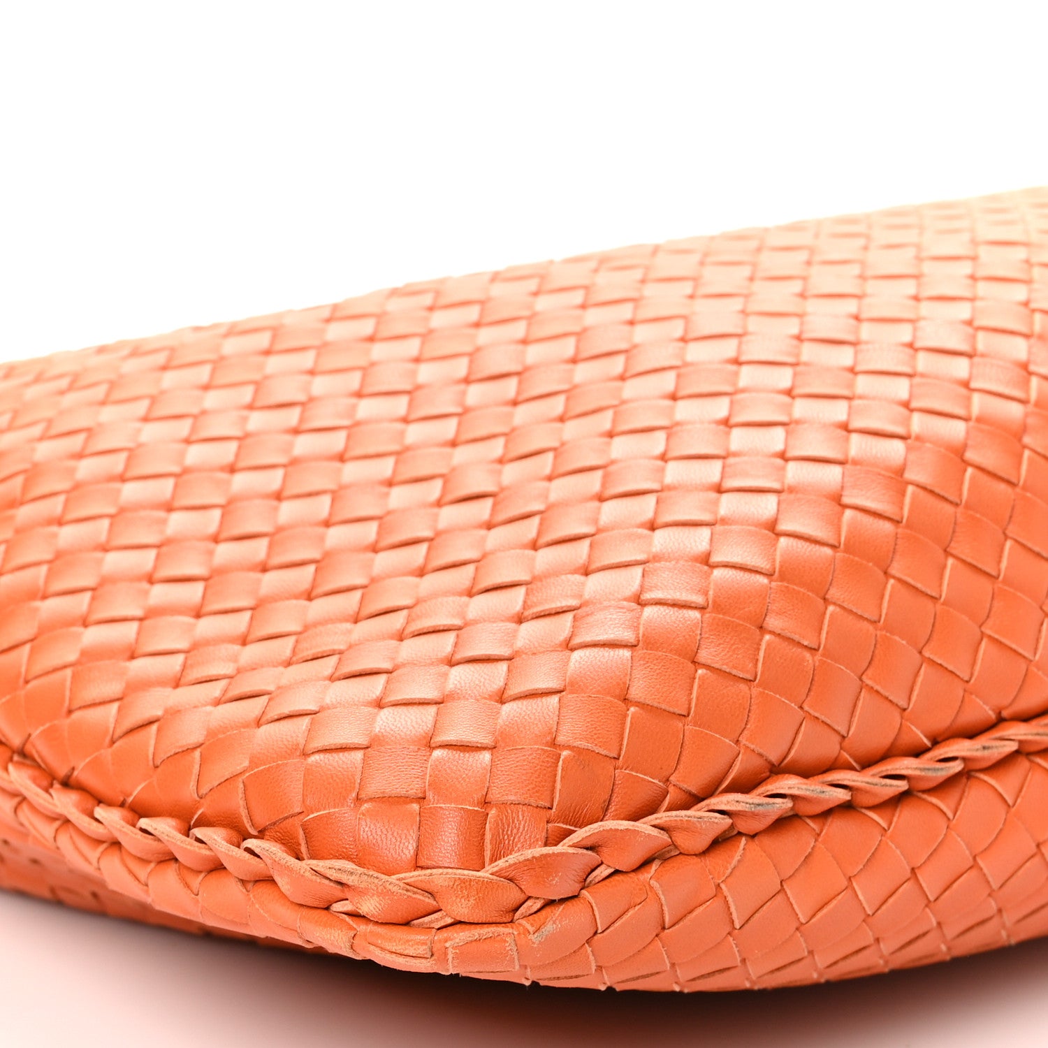 Bottega Veneta Nappa Intrecciato Large Veneta Hobo Orange 9 of 10