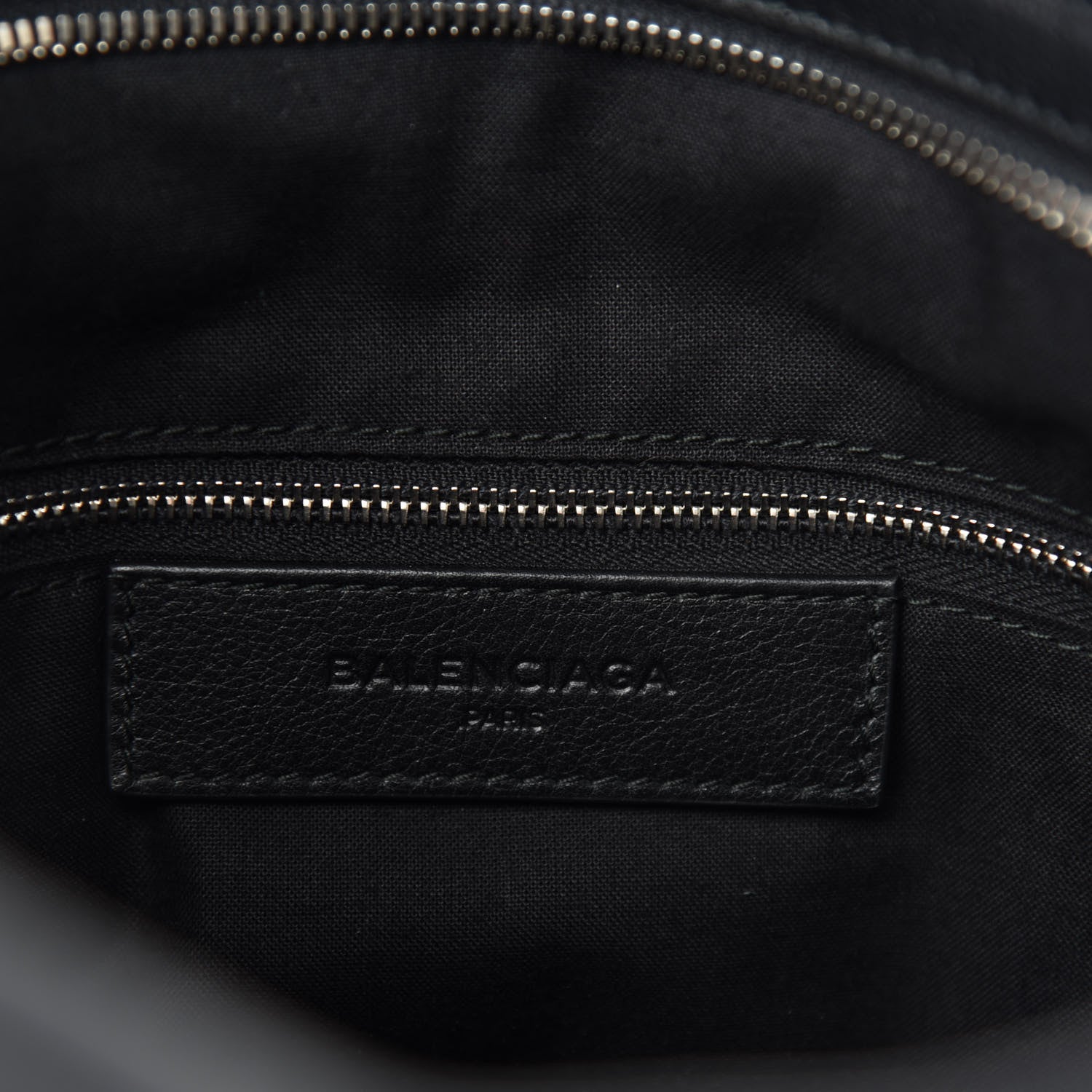 Balenciaga Veau Amp Plate Silver Hardware Velo Black 8 of 10
