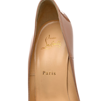 Christian Louboutin Patent So Kate 120 Pumps 40 Nude 6 of 8