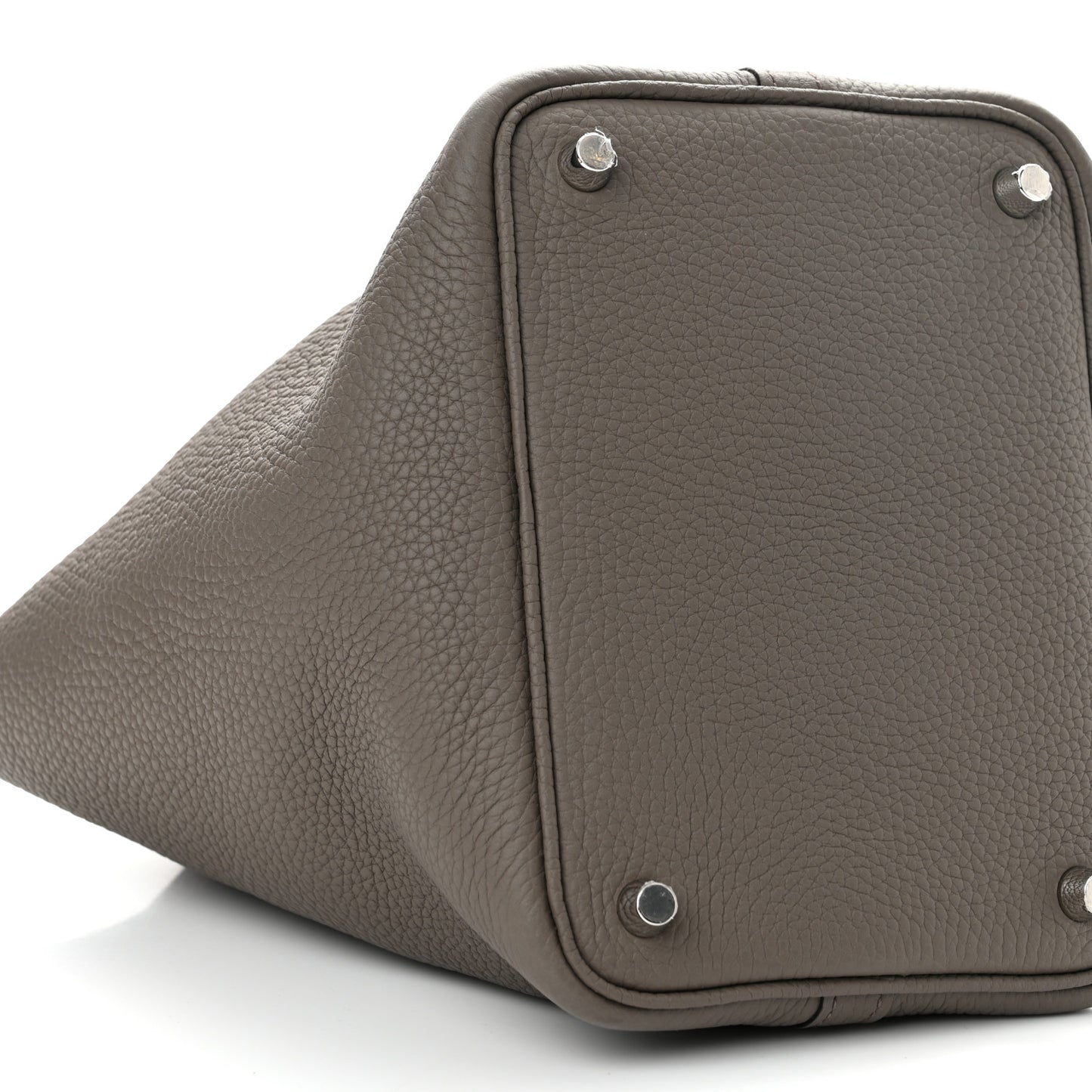 Taurillon Clemence Picotin Lock 18 PM Etain