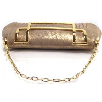 Christian Dior Gold Frame Flap Evening Bag Clutch 7 of 12