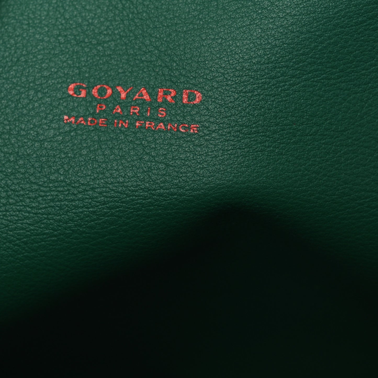 Goyardine Reversible Mini Anjou Green