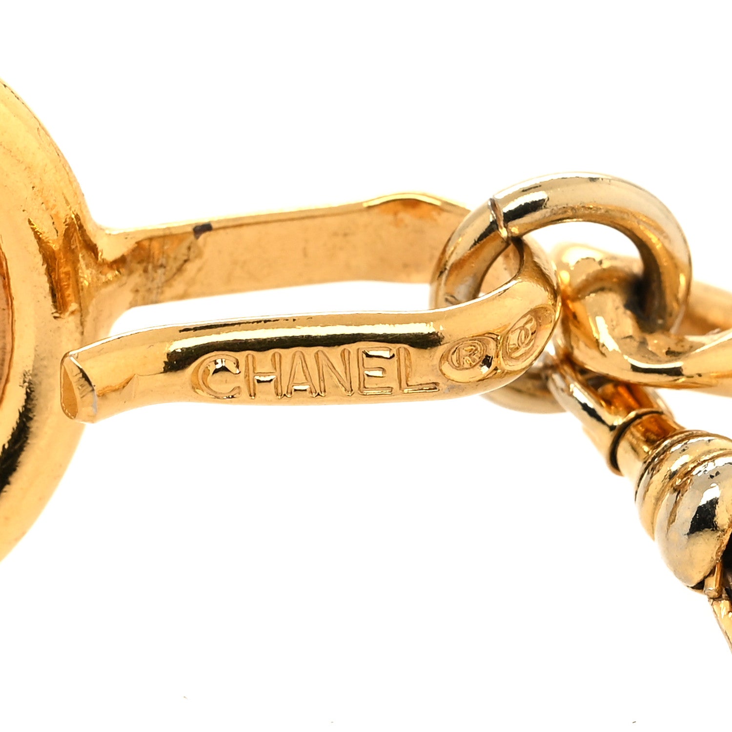 Chanel CC Medallion Chain Belt Gold 4 of 4
