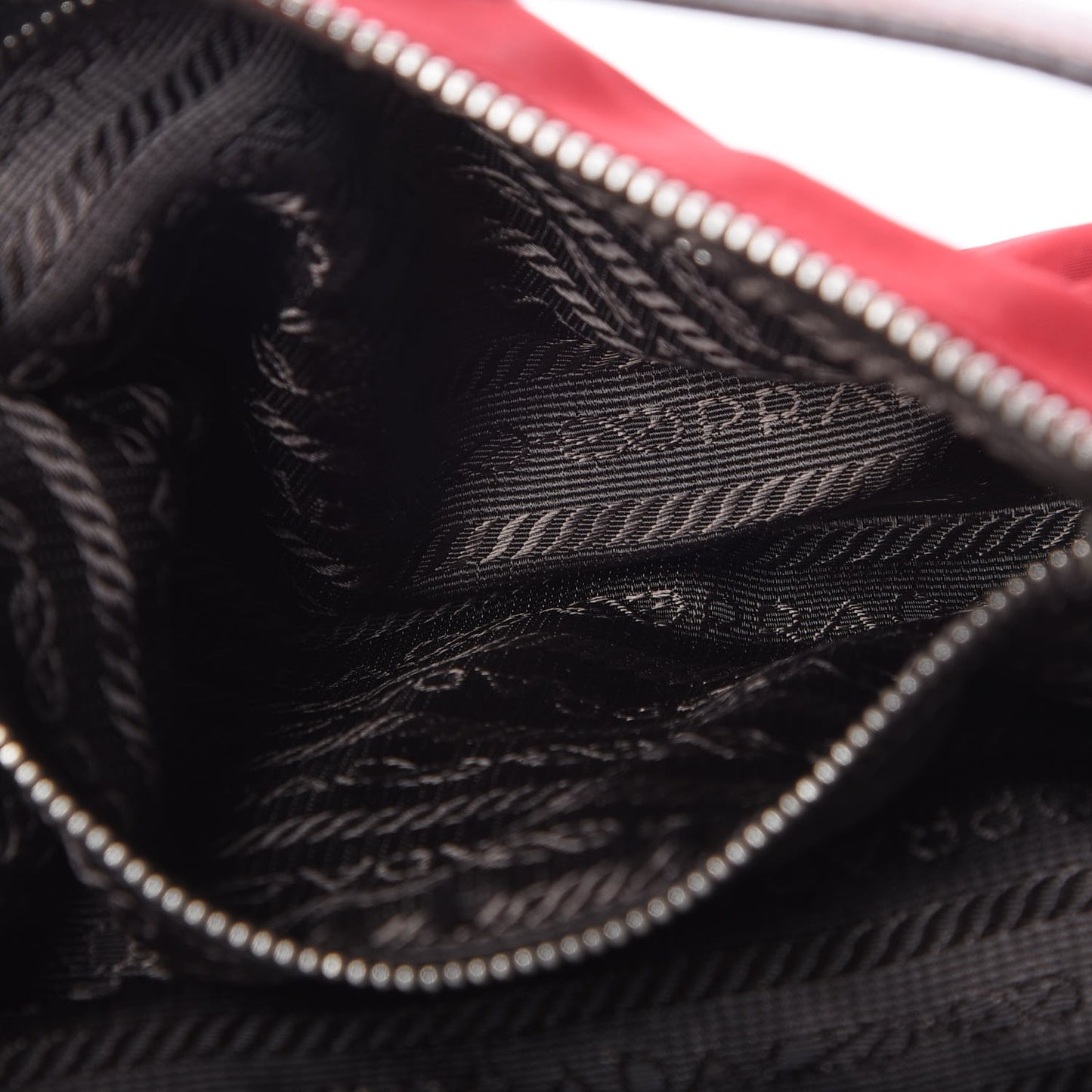 Tessuto Nylon Small Shoulder Bag Red