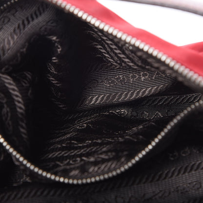 Prada Tessuto Nylon Small Shoulder Bag Red 9 of 9