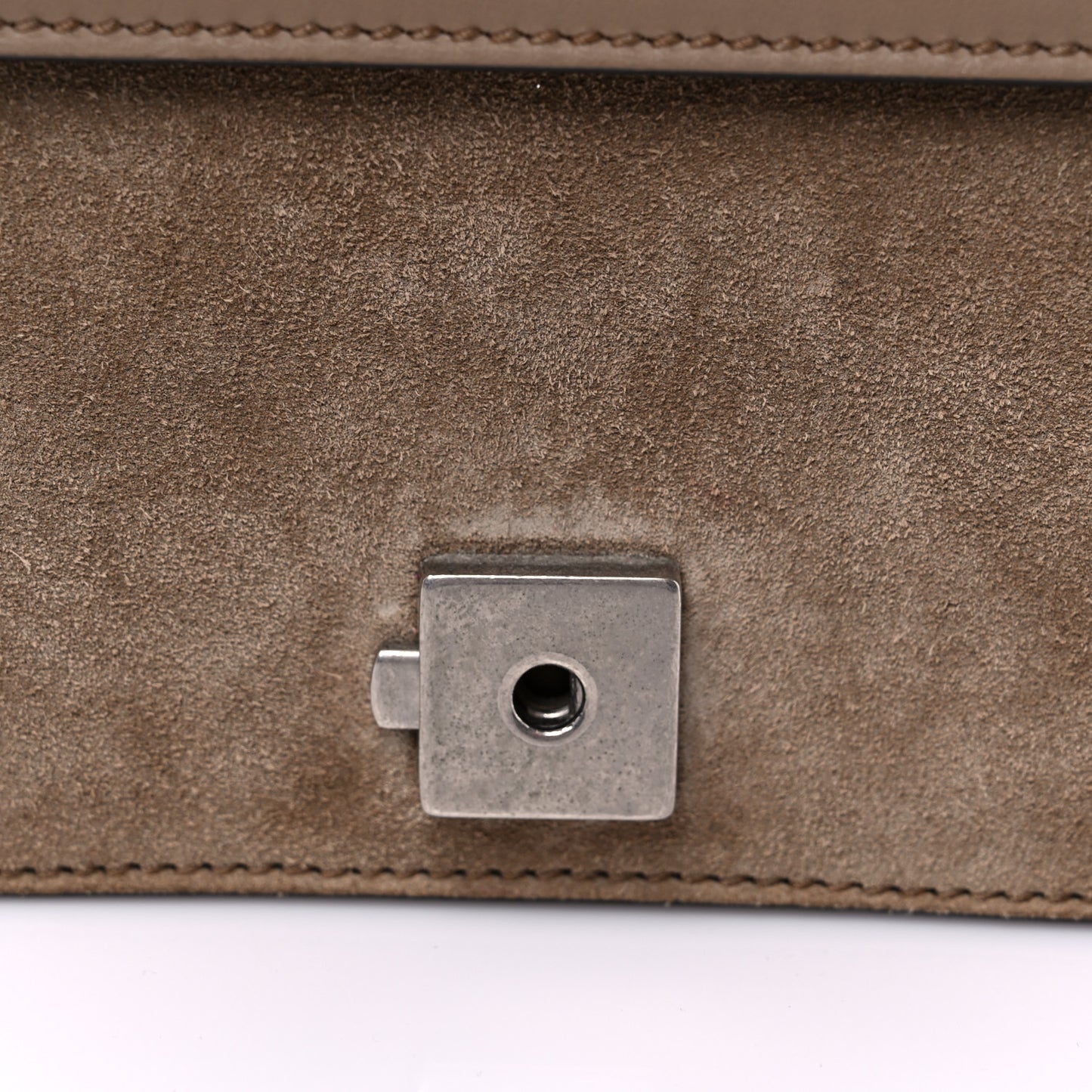 Suede Small Dionysus Shoulder Bag Taupe