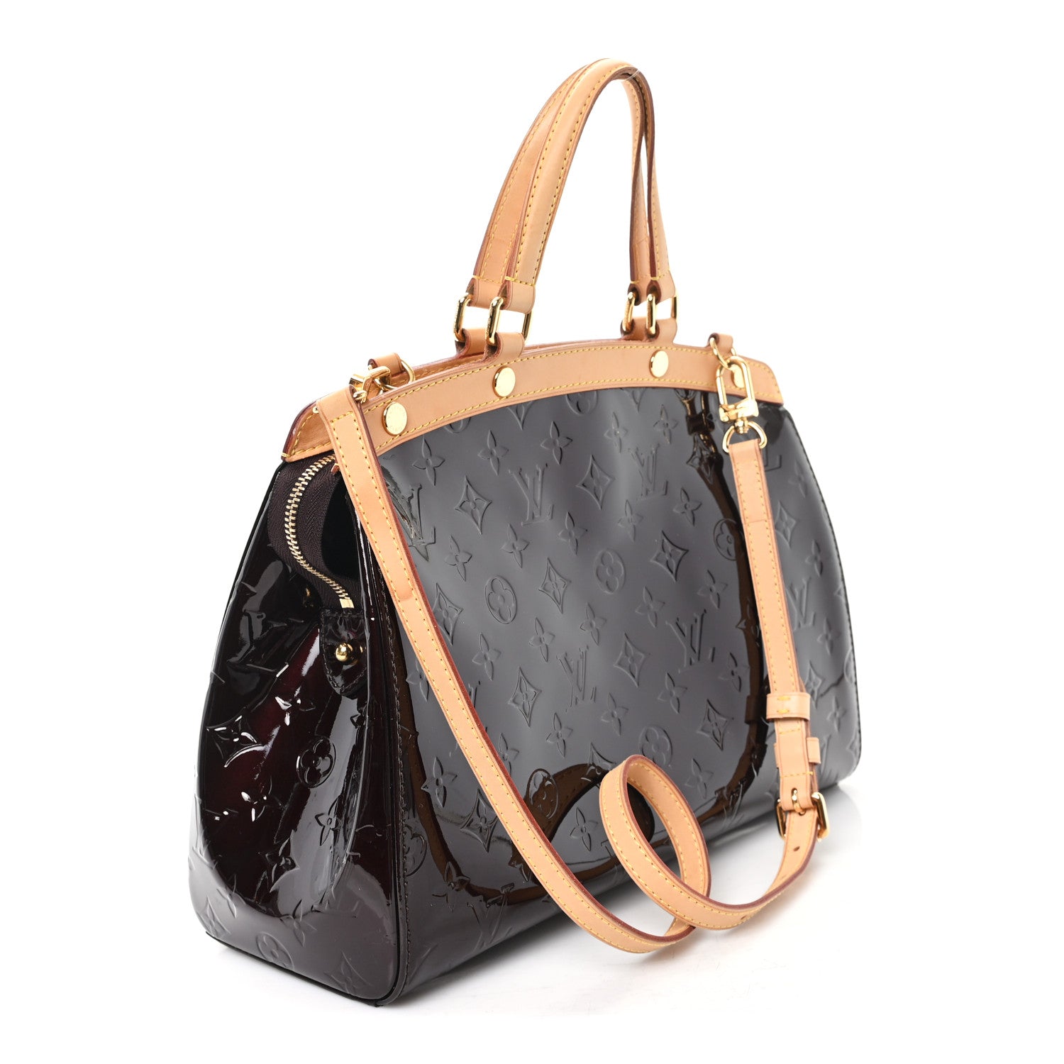 LOUIS VUITTON ブレアMM Louis Vuitton Vernis Brea MM Amarante 1806429 – FASHIONPHILE